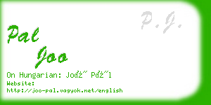 pal joo business card